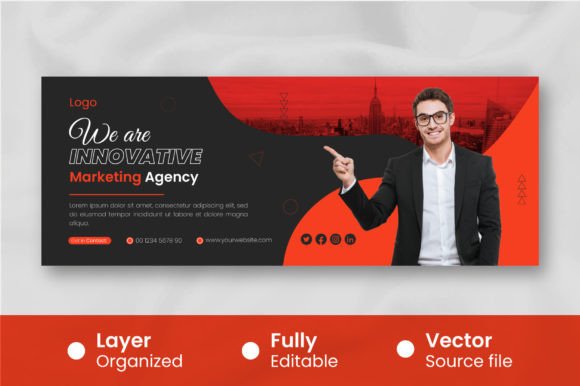 Download Modern Business Cover for Facebook Template - Cover Collection