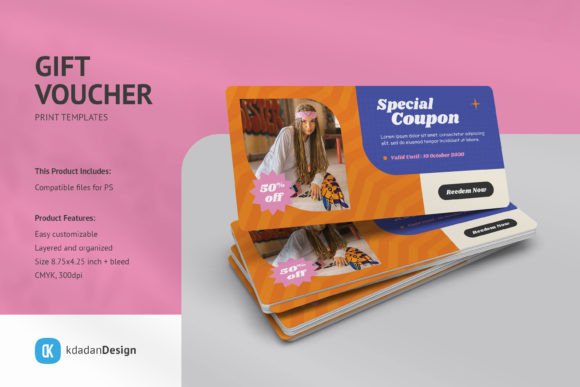 Download Gift Voucher PSD Templates Vol 092 - Templates Collection