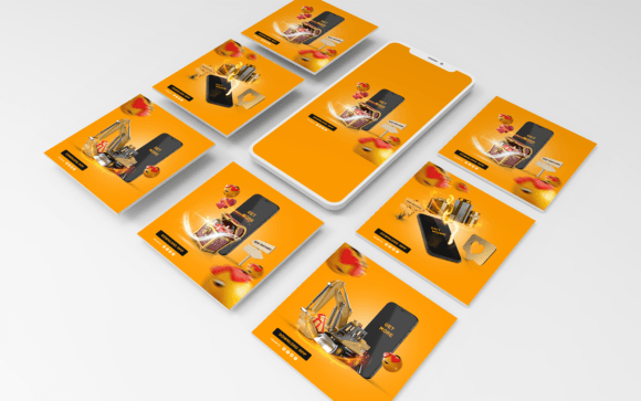 Download Social Media Templates-App-Tech-011-22 - Templates Collection
