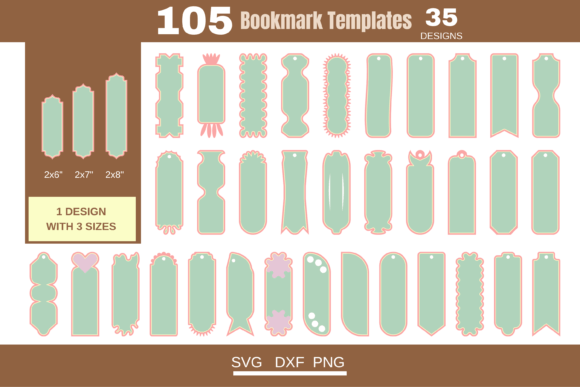 Download Creative Bookmark Templates Bundle - Templates Collection